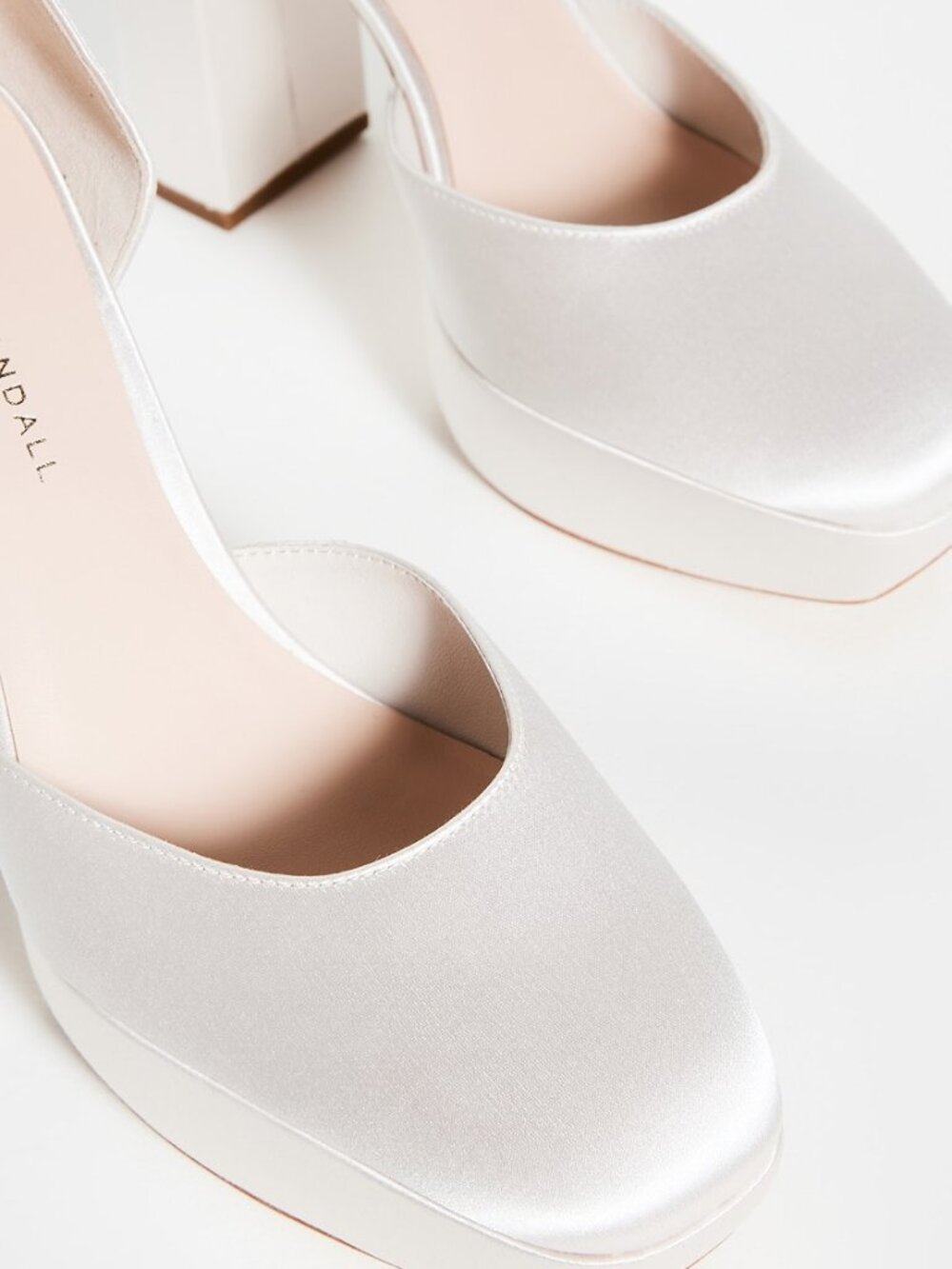 Selina Closed Toe Ankle Strap Platform Pumps - Picture 6 of 6